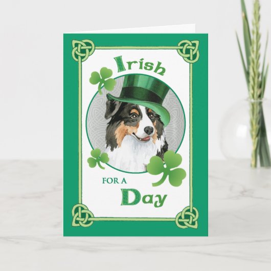 Carte Saint Patrick's Day Aussie (Devant)