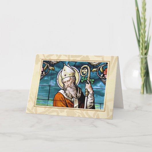 Carte Saint Patrick's Day Bénédictions religieuses (Devant)