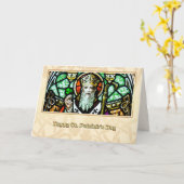 Carte Saint Patrick's Day Bénédictions religieuses (Fleur jaune)