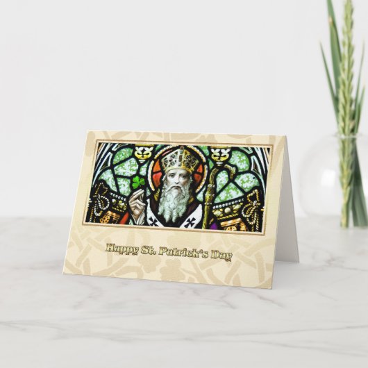 Carte Saint Patrick's Day Bénédictions religieuses (Devant)