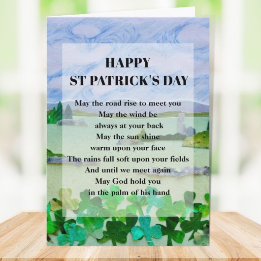 Carte Saint Patrick's Day Blessing
