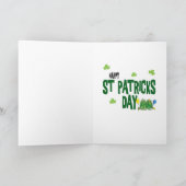 Carte Saint Patrick's day Monster (Intérieur)