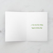 Carte Saint Patrick's Day, Pot of Gold, petite-fille (Intérieur)
