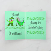 Carte Saint Patrick's Day (souvenirs) (Intérieur)