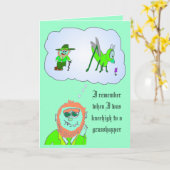 Carte Saint Patrick's Day (souvenirs) (Fleur jaune)