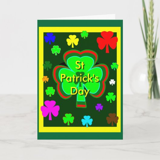 Carte Saint Patrick's Day UCréate Modèles3a (Devant)