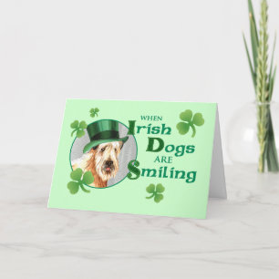 Carte Saint Patrick's Day Wheaten Terrier