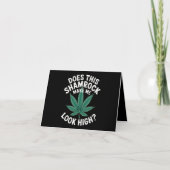 Carte Saint Patricks drôle de fête pour les gars superbe (Devant)