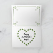 Carte Saint Patrick's Penguin (Intérieur)