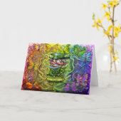 Carte Saint Patrick's Rainbow Magic (Fleur jaune)