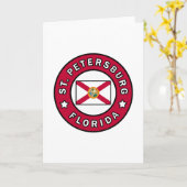 Carte Saint-Pétersbourg, Floride (Fleur jaune)