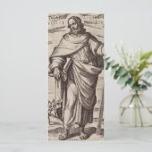 Carte Saint Philippe l'un des douze apôtres (Debout devant)