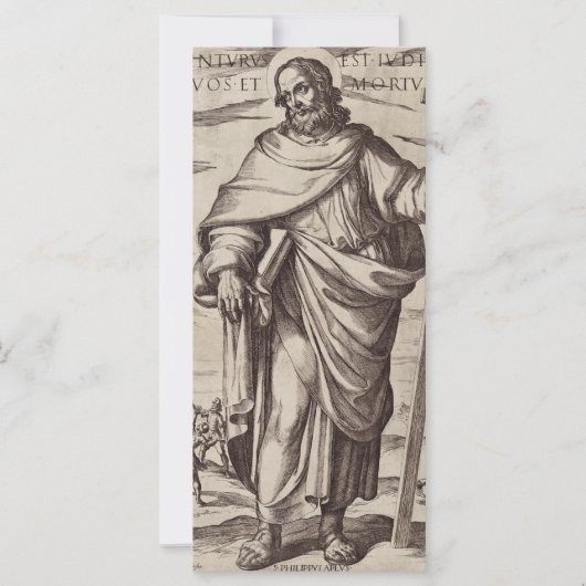 Carte Saint Philippe l'un des douze apôtres (Devant)