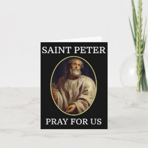 Carte Saint Pierre Pape catholique Saint Tee Pape chréti