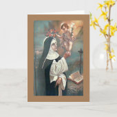 Carte Saint Rose de Lima (Fleur jaune)