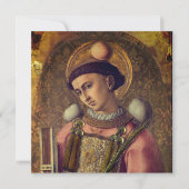 Carte Saint Stephen (par Carlo Crivelli, 1476) (Devant)