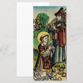 Carte Saint Stephen Protomartyr Premier martyr (Devant / Derrière)