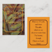 Carte Saint Thanksgiving Parish personnalisée (Devant / Derrière)