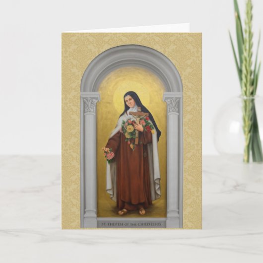 Carte Saint Thérèse de l'Enfant Jésus Lisieux (Devant)