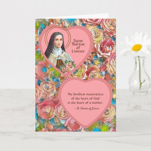 Carte Saint-Thérèse de Lisieux (BJE 01; Citation pour mè (Petite plante)