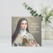 Carte Saint-Thérèse de Lisieux la Petite Fleur (BJE 01) (Debout devant)