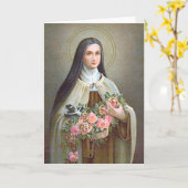 Carte Saint-Thérèse de Lisieux la Petite Fleur (BJE 01) (Fleur jaune)
