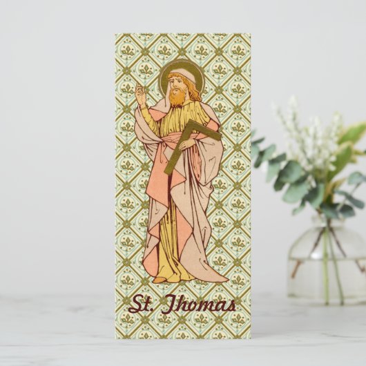 Carte Saint Thomas l'Apôtre (RLS 18) (Style 2) (Debout devant)