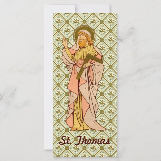Carte Saint Thomas l'Apôtre (RLS 18) (Style 2) (Devant)