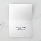 Carte Saint Vache Vous êtes 80 Mignonne Mignonne Joyeux (Intérieur)