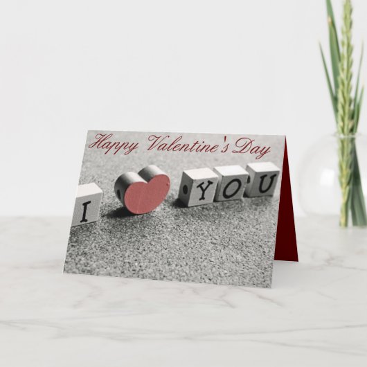 Carte Saint Valentin (Devant)
