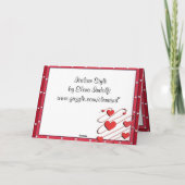 Carte Saint Valentin (Dos)