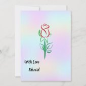 Carte Saint Valentin (Devant)