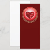 Carte Saint Valentin (Devant / Derrière)