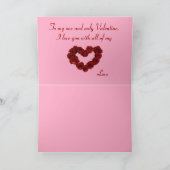 Carte : Saint-Valentin (Intérieur)