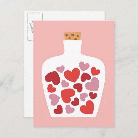 Carte Saint Valentin (Devant / Derrière)
