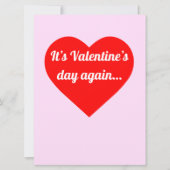 Carte Saint Valentin (Devant)