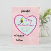 Carte Saint Valentin (Debout devant)