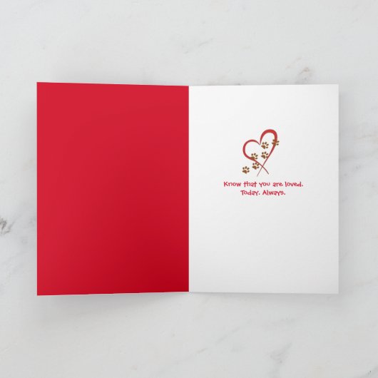 Carte Saint Valentin (Intérieur)