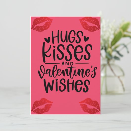 Carte Saint Valentin (Debout devant)