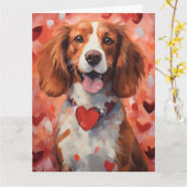 Carte Saint-Valentin (Fleur jaune)