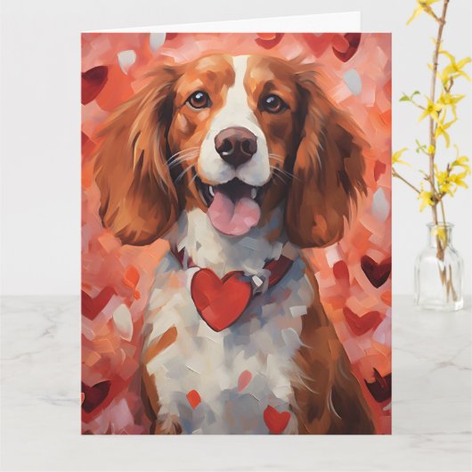 Carte Saint-Valentin (Fleur jaune)