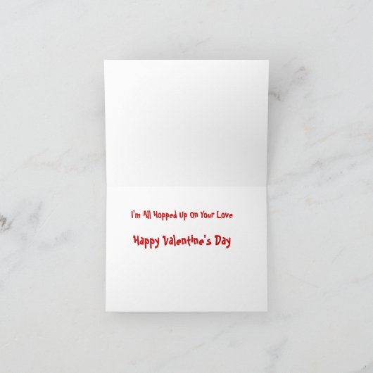 Carte Saint Valentin (Intérieur)