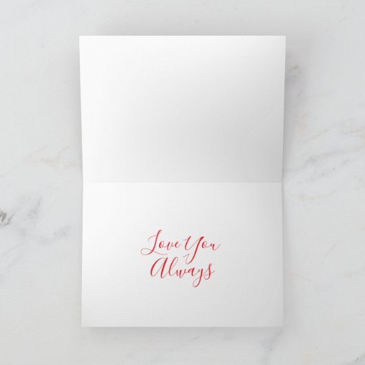 Carte Saint Valentin (Intérieur)