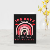 Carte Saint-Valentin 100 Jours d'école sous-principal F (Fleur jaune)