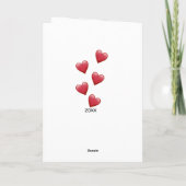 Carte Saint Valentin 2 Photo de papa à fille (Dos)