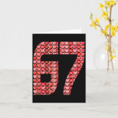 Carte Saint-Valentin 67 Meme Rempli De Cœurs Drôle S (Fleur jaune)