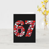 Carte Saint-Valentin 67 Meme Rempli de Cœurs Drôle S (Fleur jaune)