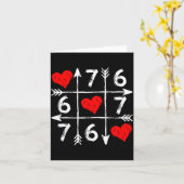 Carte Saint-Valentin 67 Six Sept Mème Amour 6 7 Cœur C (Fleur jaune)