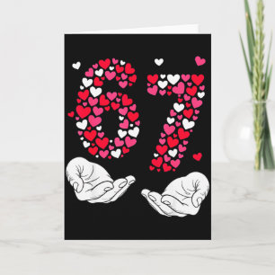 Carte Saint-Valentin 6-7 Meme Six Sept 6 7 Saint-Valenti