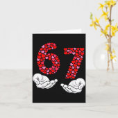 Carte Saint-Valentin 6-7 Meme Six Sept 6 7 Saint-Valenti (Fleur jaune)